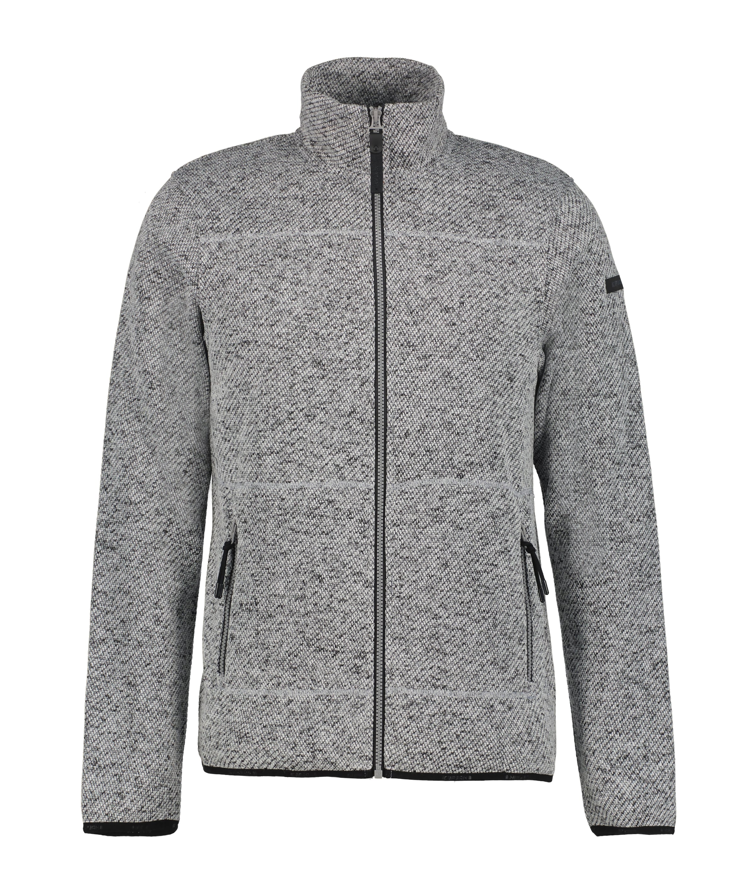 ICEPEAK Fleece Jacket in Grey: front