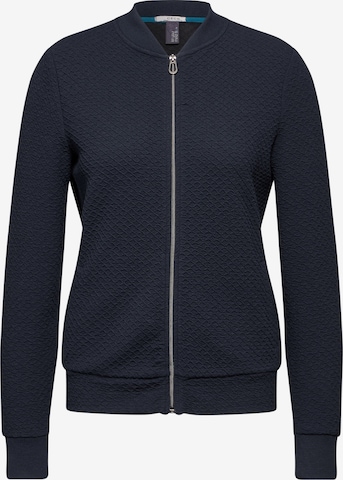 CECIL Sweatjacke in Blau: Vorderseite