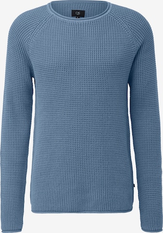 QS Pullover in Blau: Vorderseite