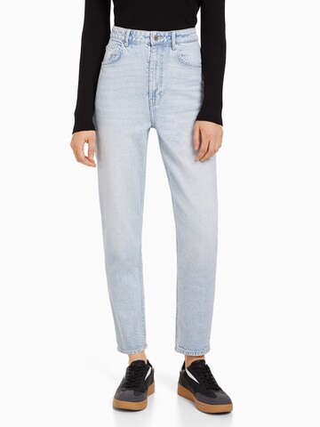 Regular Jean Bershka en bleu : devant