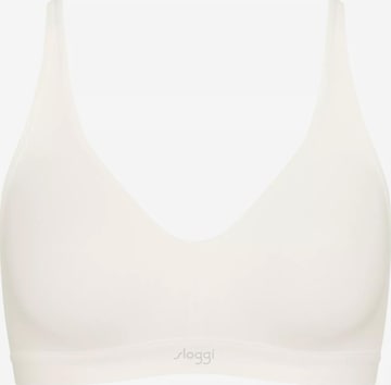 Reggiseno 'EVER' di SLOGGI in bianco: frontale
