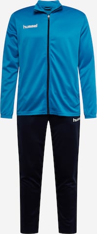 Hummel Træningsdragt i blå: forside