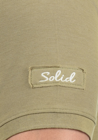 !Solid Poloshirt in Beige