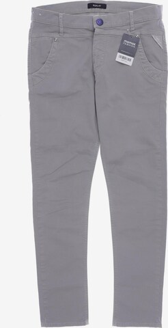 REPLAY Pants in S in Grey: front