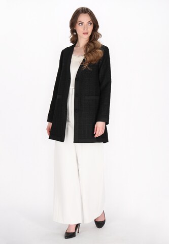 DreiMaster Klassik Демисезонное пальто 'Classic Look' в Черный
