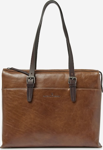 Borsa a spalla 'Rien ' di Castelijn & Beerens in marrone: frontale