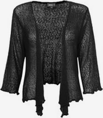 Apricot Knit Cardigan in Black: front