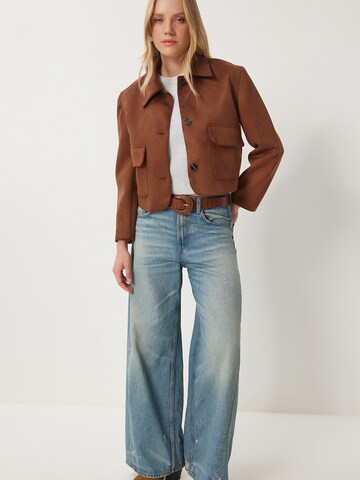 Happiness İstanbul Přechodná bunda – hnědá