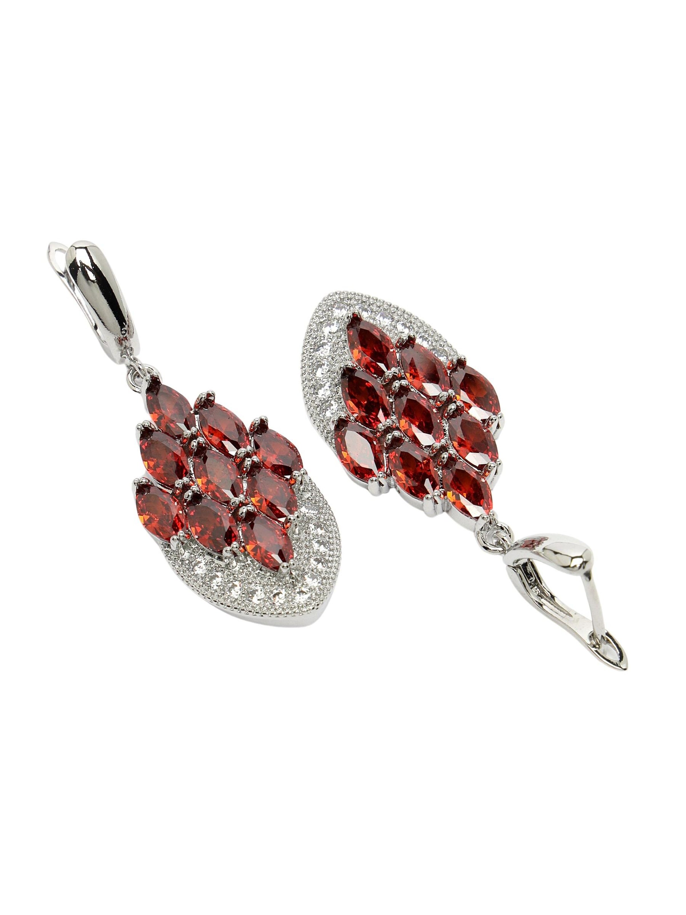 AVANT-GARDE PARIS Earrings 'Bettinaka' in Red