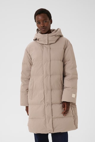 Manteau mi-saison 'PWSaba' Part Two en beige : devant