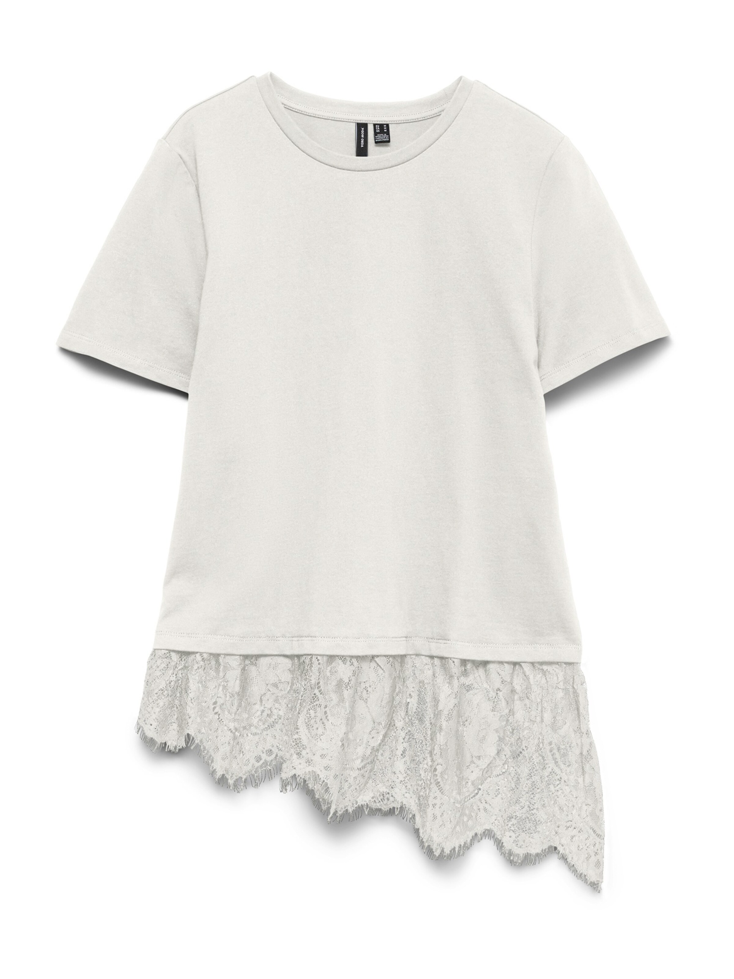 Vero Moda Petite Shirt 'VMBRIT' in Wit: voorkant