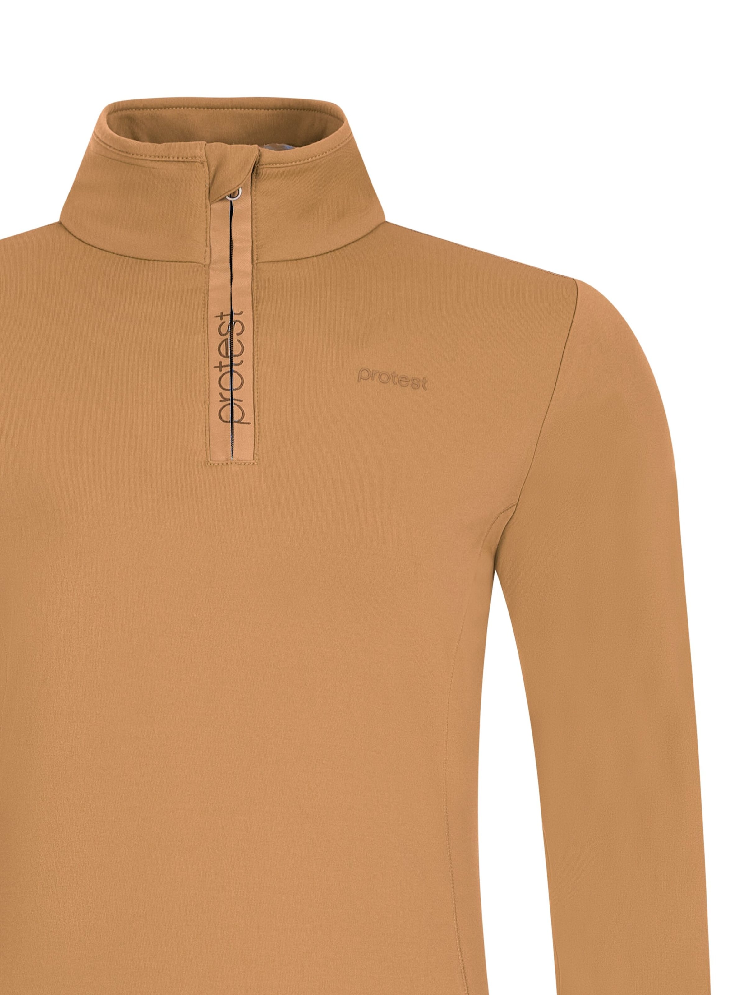PROTEST Athletic Sweatshirt 'REFABRIZ' in Brown