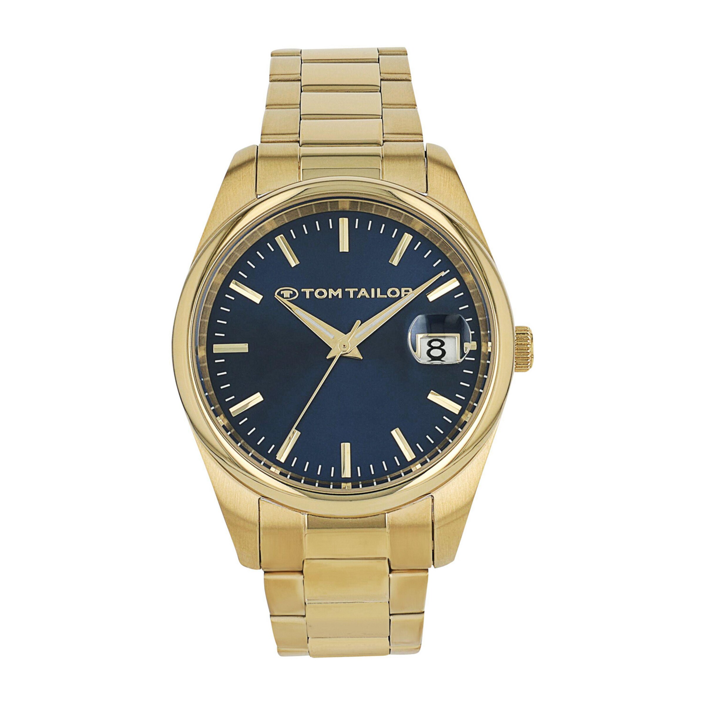 TOM TAILOR Uhr in One Size in navy / gold, Produktansicht