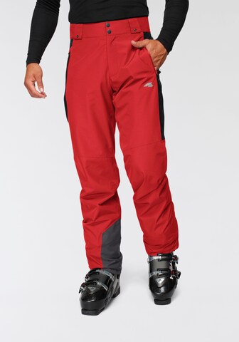 F2 Regular Sporthose in Rot: Vorderseite