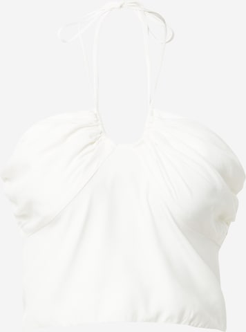 Bardot Top in Beige: Vorderseite