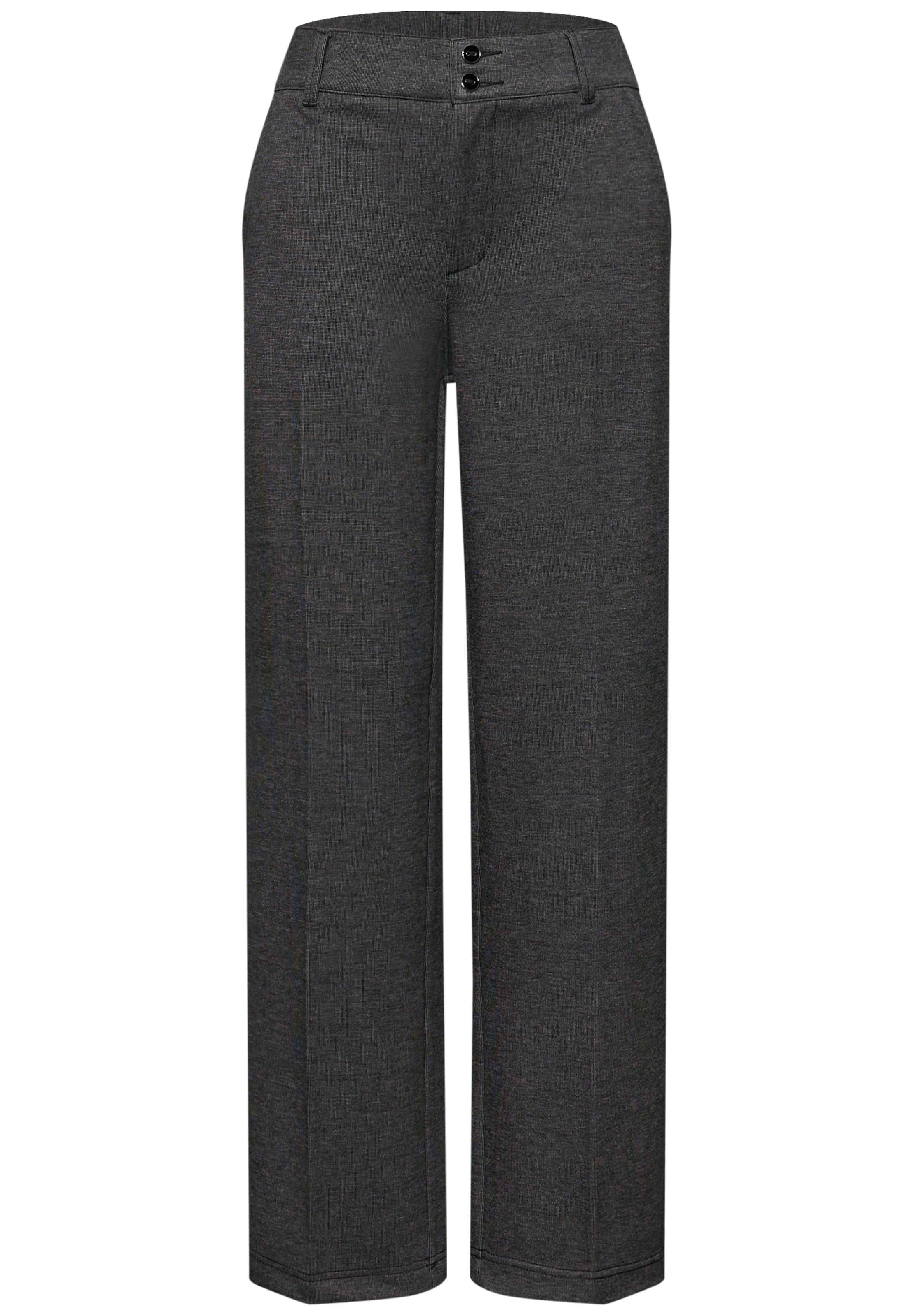 STREET ONE Regular Hose in Grau: Vorderseite