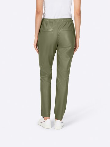 Regular Pantalon heine en vert