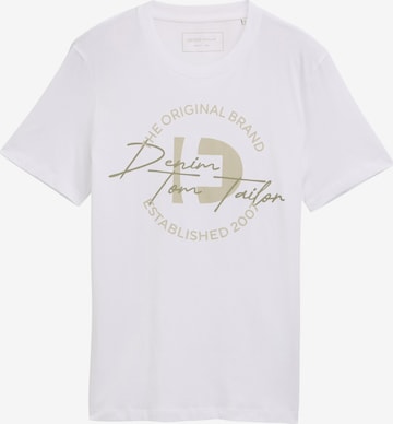 TOM TAILOR DENIM Shirt in White: front