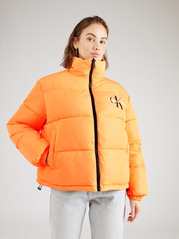 Calvin Klein Jeans Jacke '90S' in Orange: predná strana