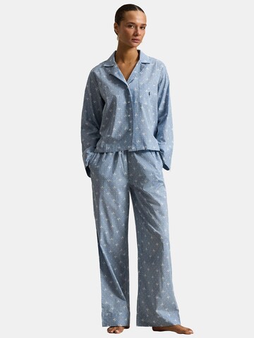 Pyjama ' Vintage Pretty Voile ' Polo Ralph Lauren en bleu : devant