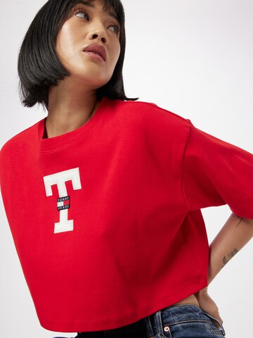 Tommy Jeans T-Shirt in Rot