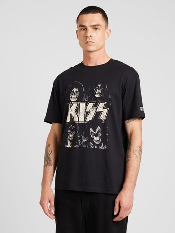 Tricou 'KISS' de la Springfield pe negru: față