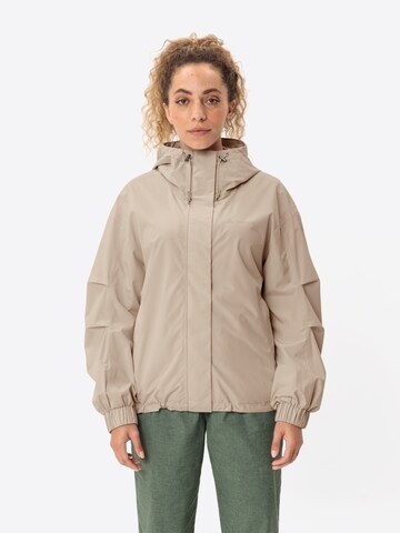 VAUDE Functionele jas 'Mineo' in Beige: voorkant