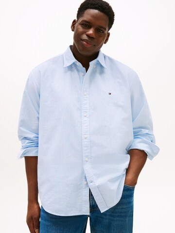 Tommy Hilfiger Big & Tall Regular fit Button Up Shirt 'HERITAGE' in Blue: front