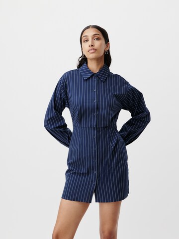 Abito camicia 'Lacey' di LeGer by Lena Gercke in blu: frontale
