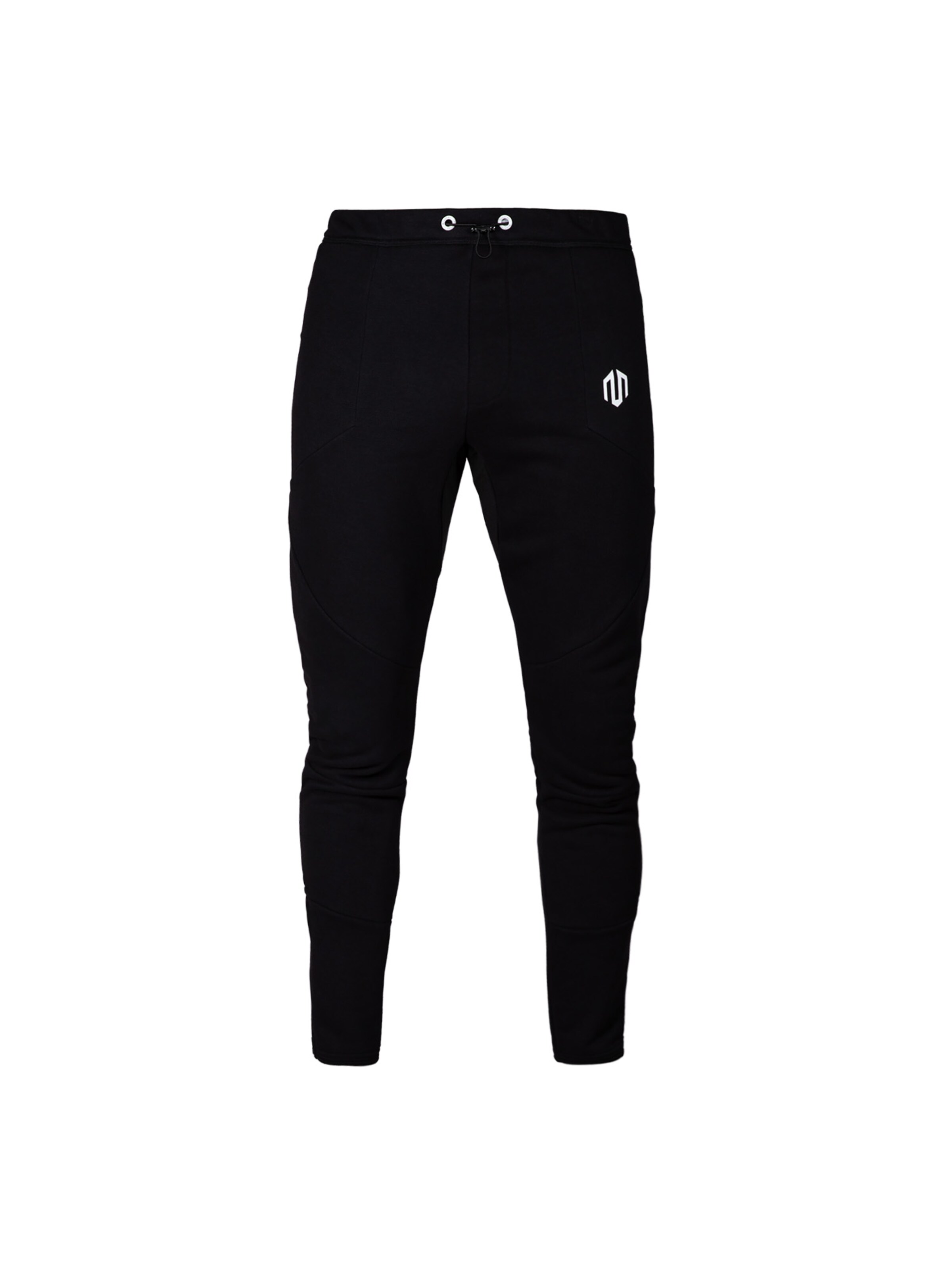 Coupe slim Pantalon de sport 'NEOTECH' MOROTAI en noir : devant