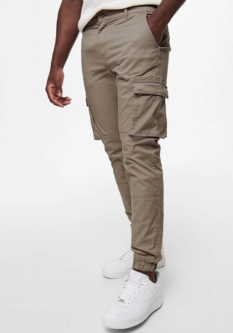 Only & Sons Tapered Cargo Pants in Beige