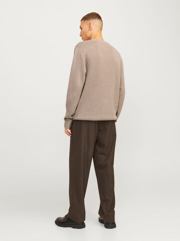 JACK & JONES Sweater 'Blamilano' in Brown