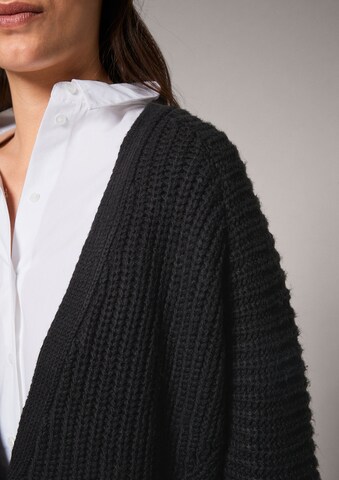 comma casual identity Knit Cardigan in Black