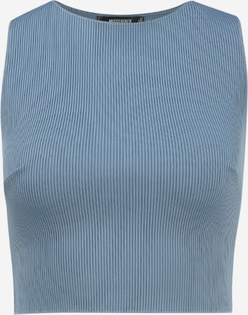 Missguided Tall Top - Modrá: predná strana