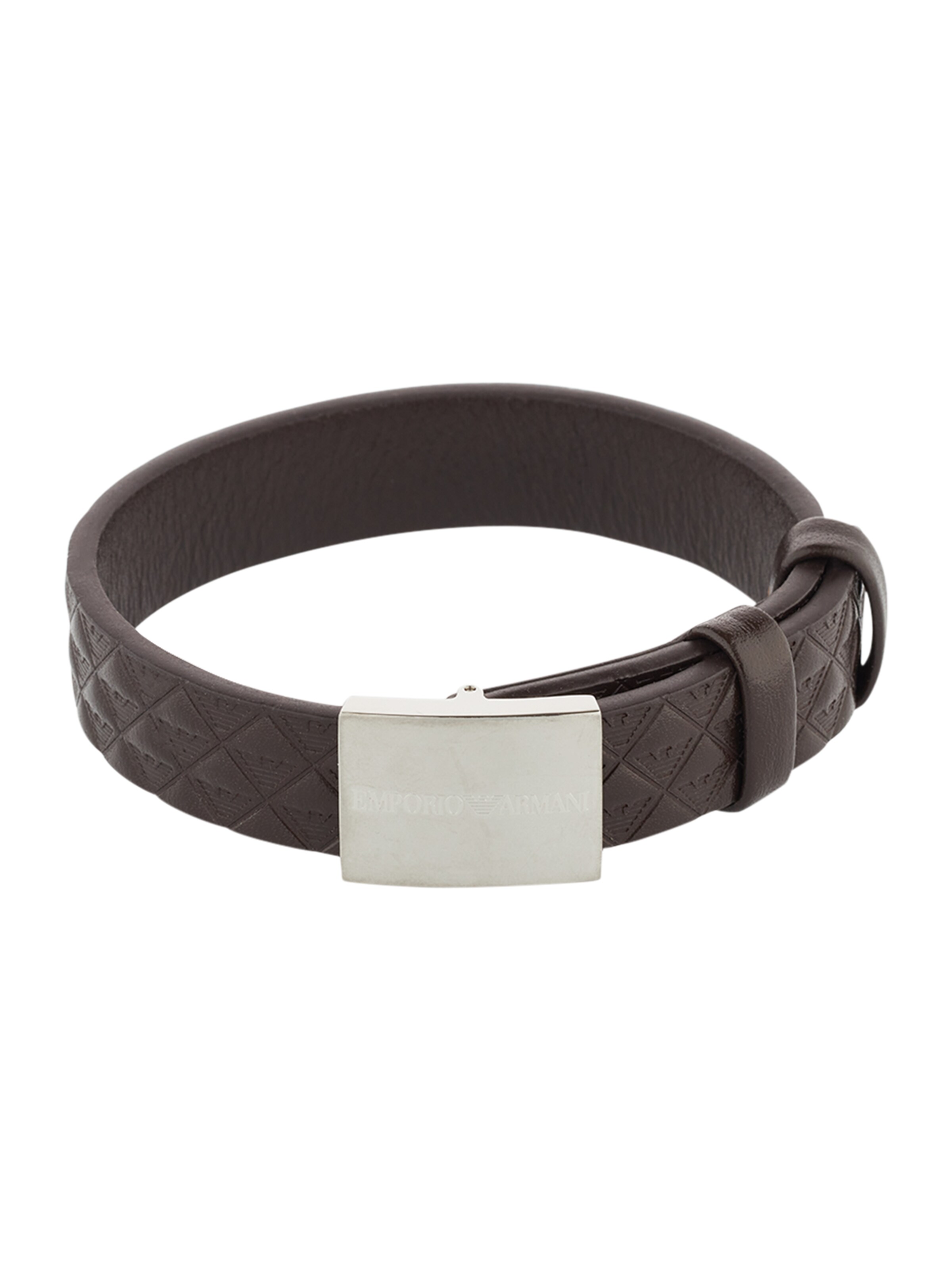 Emporio Armani Bracelet in Brown: front