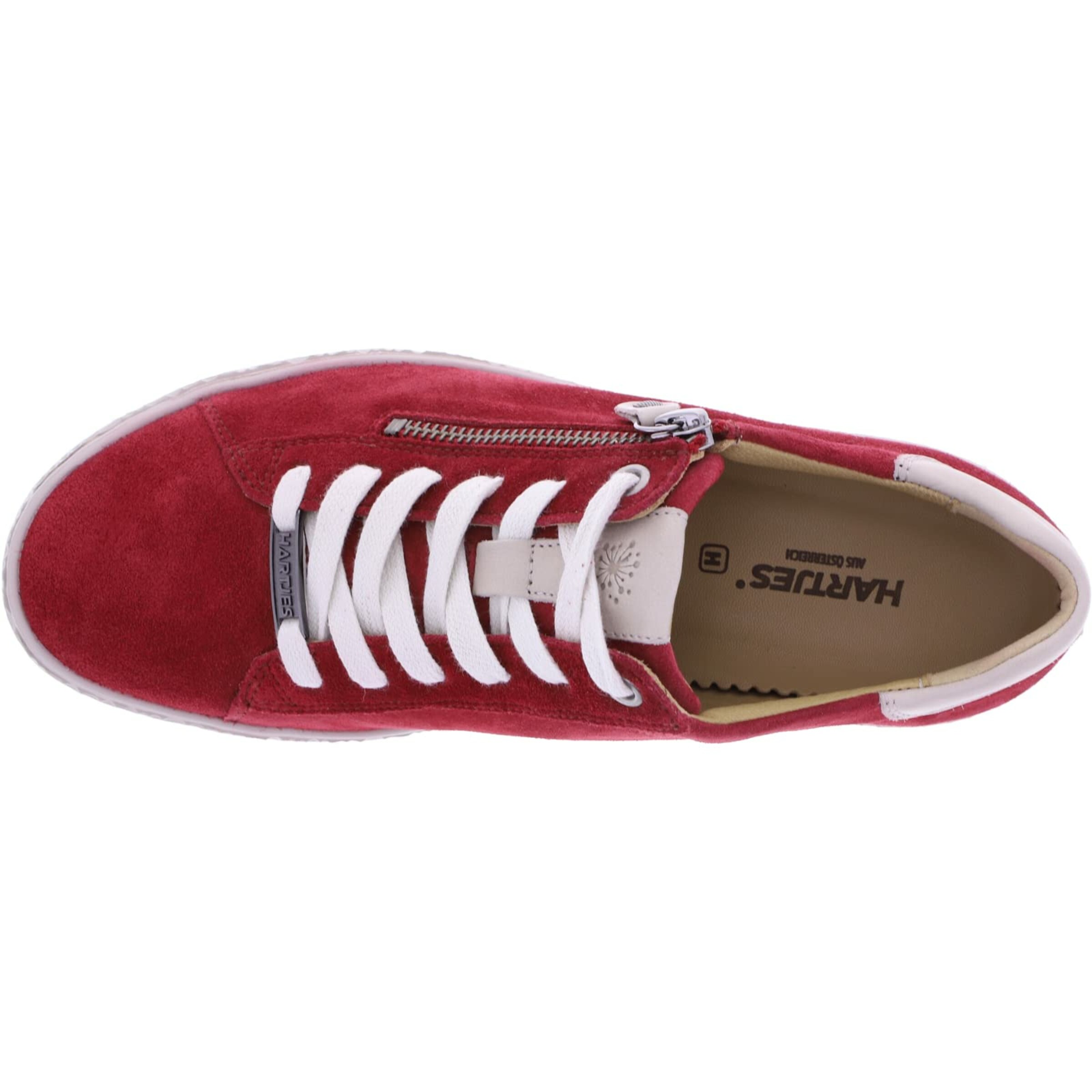 Hartjes Sneakers laag in Rood