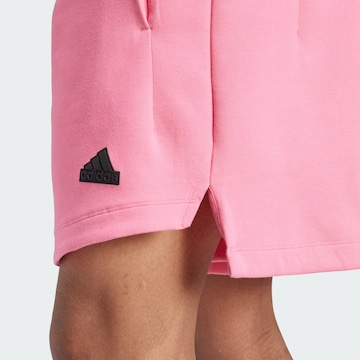 ADIDAS SPORTSWEAR Loosefit Παντελόνι φόρμας 'Z.N.E. Premium' σε ροζ