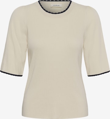 T-shirt 'Lysandra Adrianna' SOAKED IN LUXURY en blanc : devant