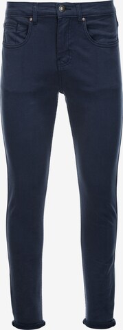 Regular Pantalon chino 'P1059' Ombre en bleu : devant