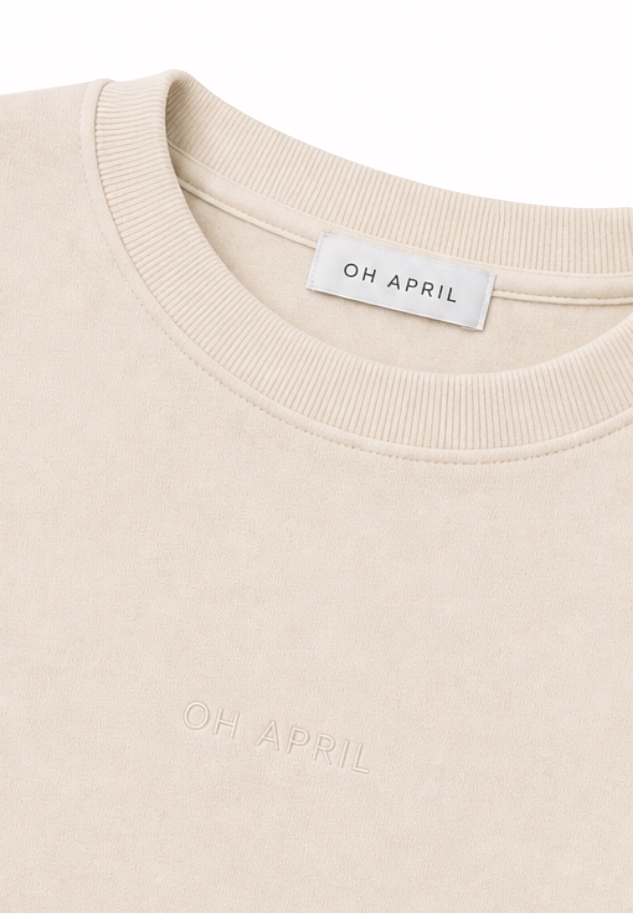 OH APRIL Sweatshirt 'Midsummer' in Beige