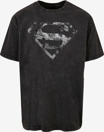 ABSOLUTE CULT Shirt 'DC Originals - Marble Superman' in Grey: front
