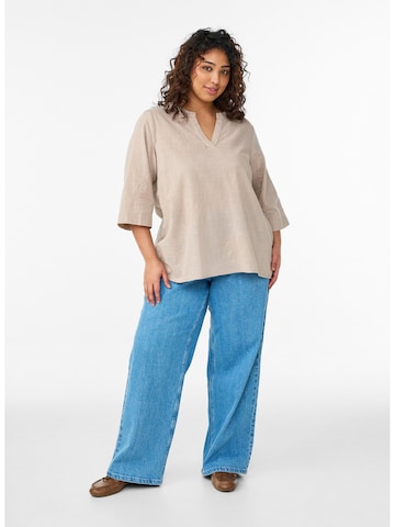 Zizzi Blouse 'Cananna' in Grey