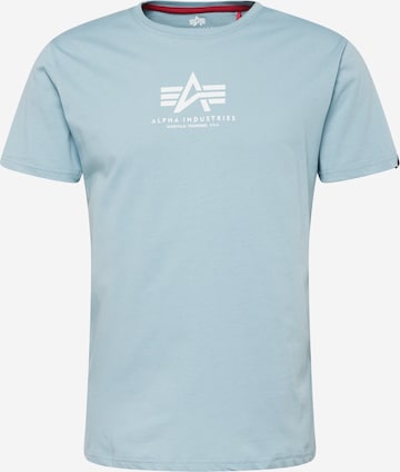 ALPHA INDUSTRIES Shirt in Blauw: voorkant