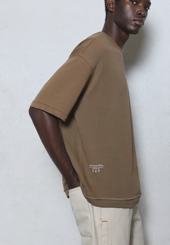 T-Shirt Pull&Bear en marron