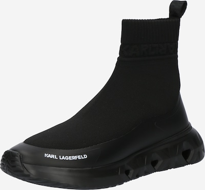 Karl Lagerfeld Korkeavartiset tennarit 'KITE RUN' värissä musta / valkoinen, Tuotenäkymä