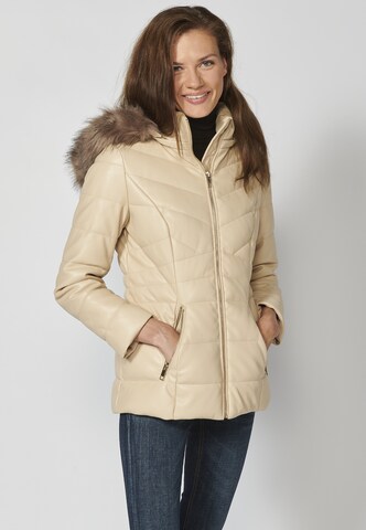 KOROSHI Winterparka in Beige