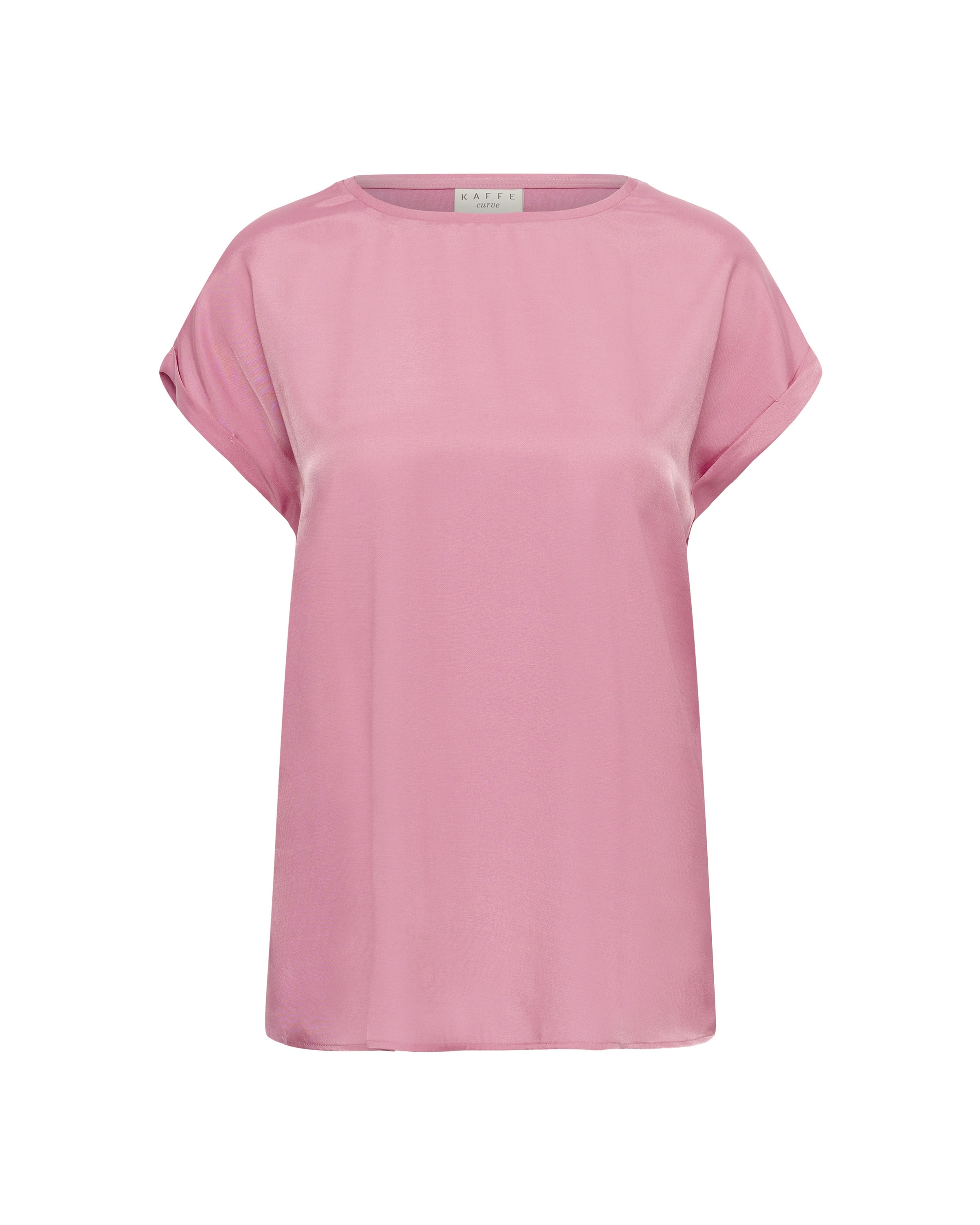 Chemisier KAFFE CURVE en rose : devant