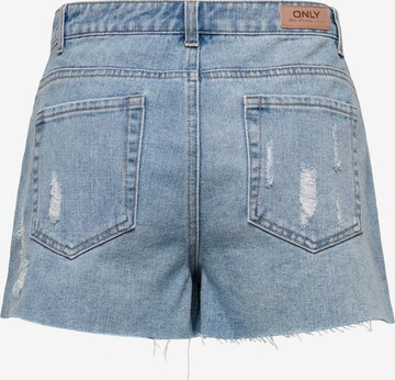 ONLY Regular Shorts 'Texas' in Blau