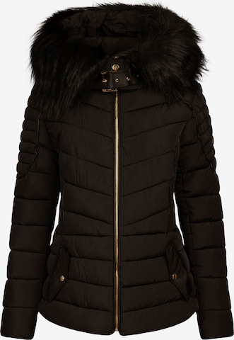 APART Winter Jacket in Black: front