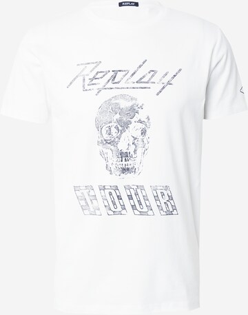 REPLAY T-Shirt in Weiß: predná strana